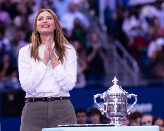 September 12, 2026: Maria Sharapova at the Womens Finals trophy ceremony at the US Open on September 12, 2026, held at the USTA Billie Jean King National Tennis Center in New York City. CSM New York City USA - ZUMAc04_ 20260912_zma_c04_363 Copyright: xBerniexHaleyx