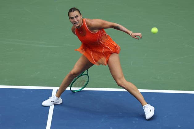 US Open tennis tournament - Day 14 Aryna Sabalenka of Belarus in action against Elena Rybakina of Kazakhstan during the Women s Singles Finals of the US Open Tennis Championships in Flushing Meadows, New York, USA, 12 September 2026. FLUSHING MEADOWS NEW YORK United States  Copyright: xBRIANxHIRSCHFELDx