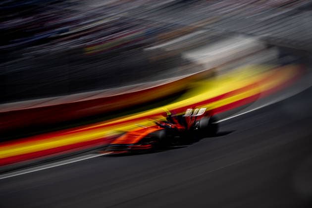 MADRID, SPAIN: Lando Norris, racing for the McLaren F1 team during the 2026 Formula 1 Spanish Grand Prix at the Madring in Madrid, Spain