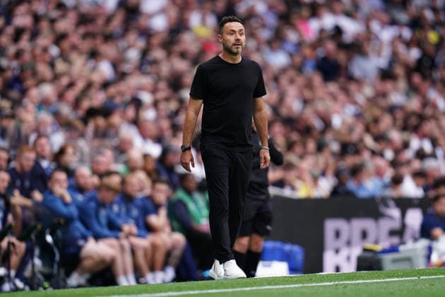 Premier League: Tottenham Hotspur v Everton Roberto De Zerbi manager of Tottenham Hotspur during the Premier League match Tottenham Hotspur vs Everton at Tottenham Hotspur Stadium, London, United Kingdom on 12 September 2026 (Photo by Harvey Murphy News Images) Copyright: xHarveyxMurphy NewsxImagesx