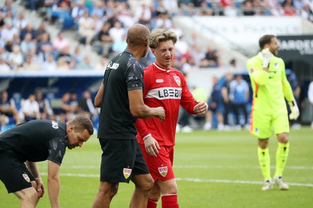 12.09.26 TSG 1899 Hoffenheim - VfB Stuttgart Deutschland, Sinsheim, 12.09.2026, Fussball, Bundesliga, Saison 2026 2027, TSG 1899 Hoffenheim - VfB Stuttgart: Yanik Spalt (VfB Stuttgart). *** September 12, 2026 TSG 1899 Hoffenheim vs. VfB Stuttgart Germany, Sinsheim, September 12, 2026, Soccer, Bundesliga, 2026–2027 Season, TSG 1899 Hoffenheim vs. VfB Stuttgart, Yanik Spalt, VfB Stuttgart