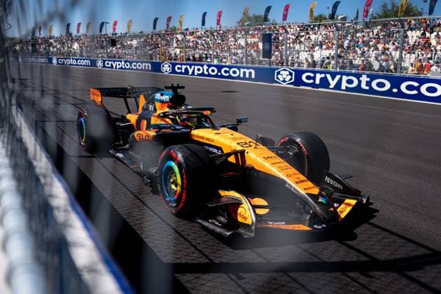 F1 2026: (Free Practice 3) Spanish Grand Prix in Madrid, Spain 12 Sep 2026 Lando Norris (GBR) (McLaren Mastercard F1 Team) during free practice 3 of the Formula 1 Tag Heuer Spanish Grand Prix 2026 at the Madring. Madrid Spain Copyright: xLucaxMartinix xSOPAxImagesx Luca-Martini-1449673
