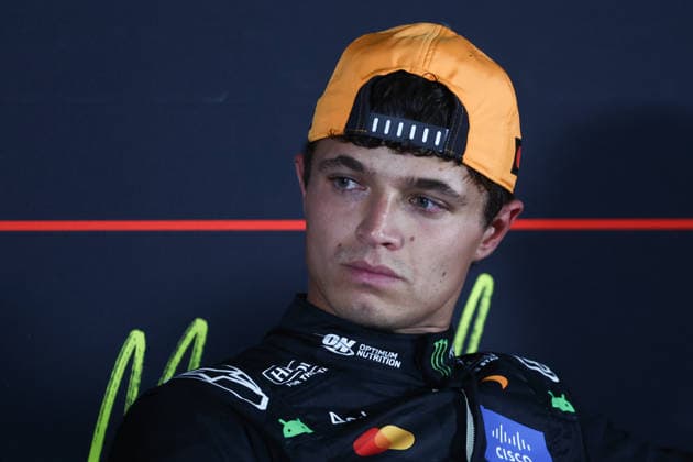 F1 Spanish Grand Prix 2026 Practice 3 And Qualifying Lando Norris of McLaren during the press conference, PK, Pressekonferenz after qualifying ahead of the Formula 1 Spanish Grand Prix in Madring, Spain on September 12, 2026. Madrid Spain  Copyright: xJakubxPorzyckix originalFilename:porzycki-f1spanis260912_nphnC.jpg