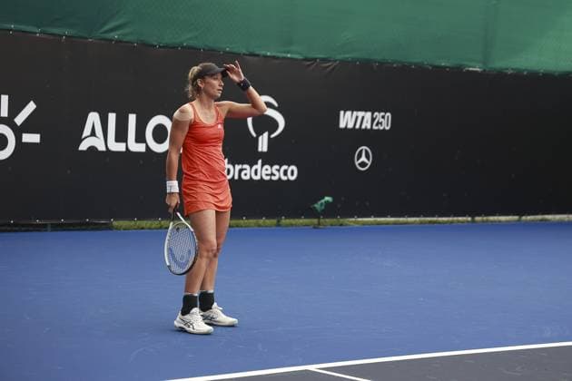 RECORD DATE NOT STATED Victoria Bosio defeats Lizette Cabrera in her first match of the SP Open qualifying round. Sao Paulo (SP), 12 09 2026 Tennis SP Open Argentinian Victoria Bosio faces Australian Lizette Cabrera this Saturday (12), in the first round of qualifying for the SP Open, at Parque Villa-Lobos, in Sao Paulo. Victoria Bosio wins 2-1 with a set score of 7 5, 6 6 and 6 3.(Foto: Leco Viana Thenews2 imago images) SPO  Copyright: xLecoxVianax