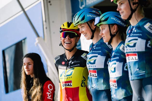 A Travers Les Hauts-de-France - 4th Edition - Teams Presentation Shari Bossuyt of Belgium, representing Team AG Insurance-Soudal, participates in the team presentation for the A Travers les Hauts-de-France 2026 (1.1 UCI - 4th edition) in Queant, Pas-de-Calais, Hauts-de-France, France, on September 12, 2026. QuÃ ant France  Copyright: xGautierxDemouveauxx originalFilename:demouveaux-notitle260912_npeg5.jpg