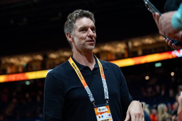Spain v USA: Semifinal - FIBA Women s Basketball World Cup Germany 2026 Pau Gasol is seen during the FIBA Women s Basketball World Cup 2026 semi-finals match between Spain and the United States in Berlin, Germany, on September 12, 2026. Berlin Germany  Copyright: xMarcinxGolbax originalFilename:golba-spainvus260912_np3zc.jpg