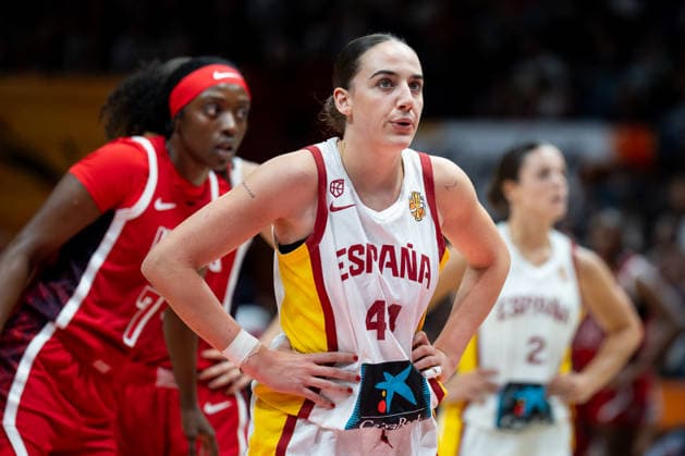 Spain v USA: Semifinal - FIBA Women s Basketball World Cup Germany 2026 Iyana Martin plays during the FIBA Women s Basketball World Cup 2026 semi-finals match between Spain and the United States in Berlin, Germany, on September 12, 2026. Berlin Germany  Copyright: xMarcinxGolbax originalFilename:golba-spainvus260912_npJkU.jpg
