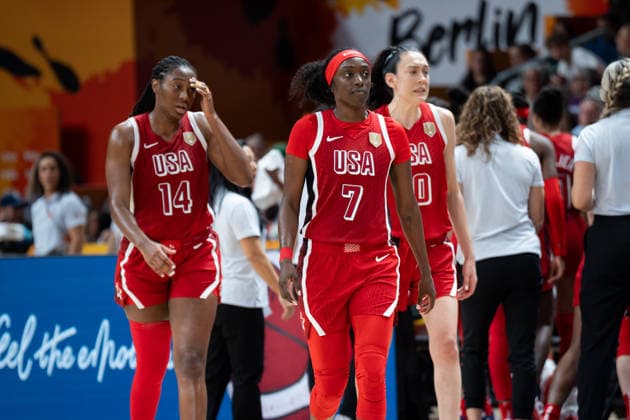 Spain v USA: Semifinal - FIBA Women s Basketball World Cup Germany 2026 Kahleah Copper plays during the FIBA Women s Basketball World Cup 2026 semi-finals match between Spain and the United States in Berlin, Germany, on September 12, 2026. Berlin Germany  Copyright: xMarcinxGolbax originalFilename:golba-spainvus260912_npoH5.jpg
