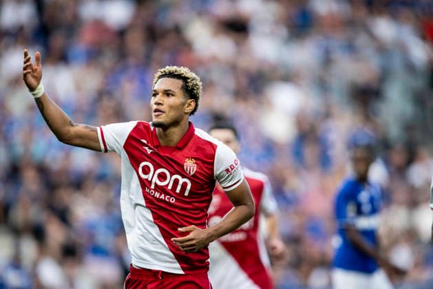 FOOTBALL: RC Strasbourg Alsace v AS Monaco Matchday 4 Ligue 1 McDonald s - 12 09 2026 Joie des joueurs de l equipe de As Monaco apres le but de Paris Brunner 29 (AS Monaco) StrasbourgFrance  Copyright: xx