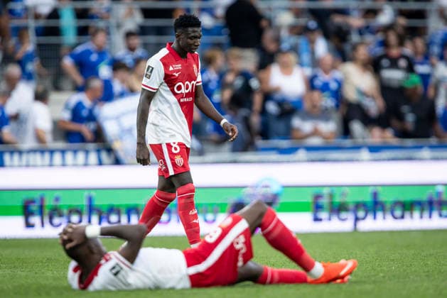 FOOTBALL: RC Strasbourg Alsace v AS Monaco Matchday 4 Ligue 1 McDonald s - 12 09 2026 Lamine Camara 8 (AS Monaco) StrasbourgFrance  Copyright: xx