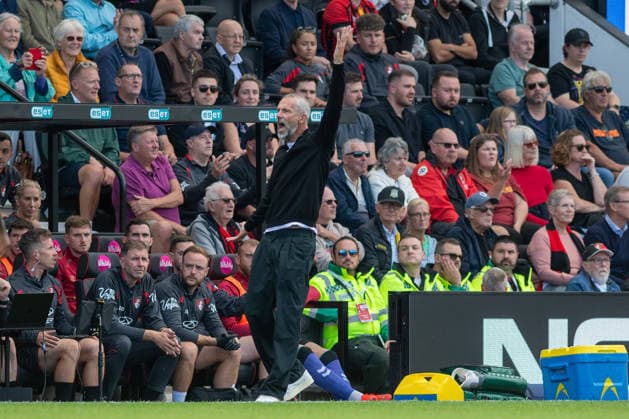 AFC Bournemouth v Brentford, Premier League Bournemouth Manager Marco Rose reacts during the AFC Bournemouth v Brentford Premier League match at Vitality Stadium, Bournemouth, England on 12 September 2026 Credit: Andy Thomas Every Second Media Editorial use only. All images are copyright Every Second Media Limited. No images may be reproduced without prior permission. All rights reserved. Premier League and Football League images are subject to licensing agreements with Football DataCo Limited. see https: www.football-dataco.com Copyright: xIMAGO EveryxSecondxMediax ESM-2160-0067 AndyxThomasx xEveryxSecondxMediax