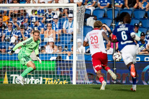 FOOTBALL: RC Strasbourg Alsace v AS Monaco Matchday 4 Ligue 1 McDonald s - 12 09 2026 Filip Jörgensen 1 (Racing de Strasbourg) StrasbourgFrance  Copyright: xx