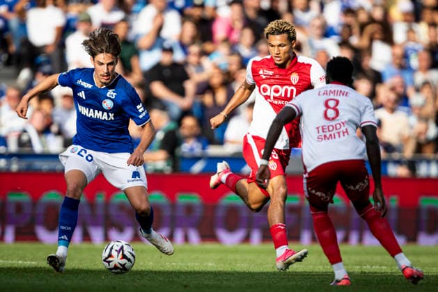 FOOTBALL: RC Strasbourg Alsace v AS Monaco Matchday 4 Ligue 1 McDonald s - 12 09 2026 Diogo Sousa 23 (Racing de Strasbourg) StrasbourgFrance  Copyright: xx