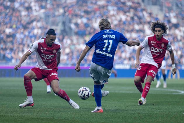 FOOTBALL: RC Strasbourg Alsace v AS Monaco Matchday 4 Ligue 1 McDonald s - 12 09 2026 Sebastian Nanasi 11 (Racing de Strasbourg) StrasbourgFrance  Copyright: xelyxandroxcegarrax