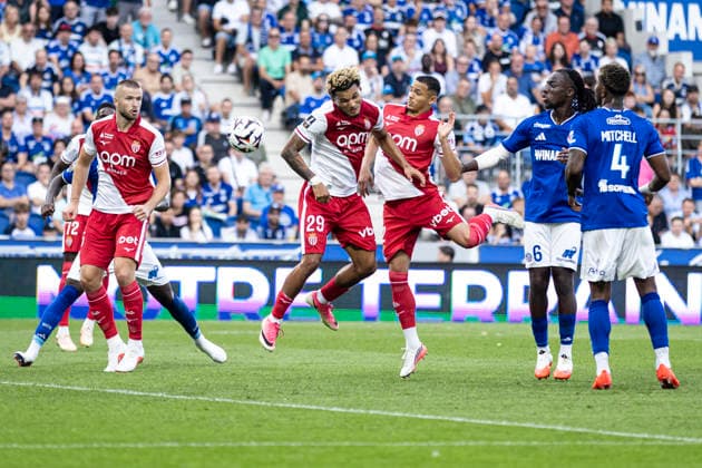 FOOTBALL: RC Strasbourg Alsace v AS Monaco Matchday 4 Ligue 1 McDonald s - 12 09 2026 Paris Brunner 29 (AS Monaco) StrasbourgFrance  Copyright: xelyxandroxcegarrax