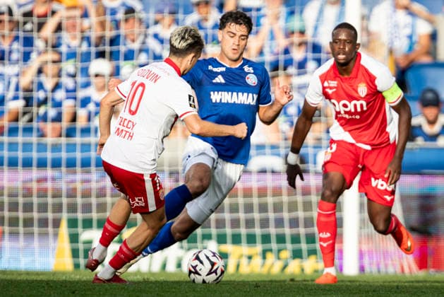 FOOTBALL: RC Strasbourg Alsace v AS Monaco Matchday 4 Ligue 1 McDonald s - 12 09 2026 Aleksandr Golovin 10 (AS Monaco) StrasbourgFrance  Copyright: xx