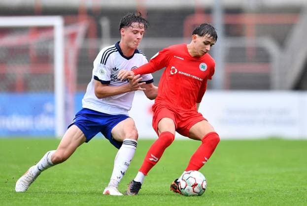 Football, U19 Youth League, Rot-Weiß Oberhausen U19 v Schalke 04 U19
