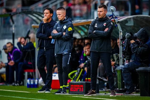 ROTTERDAM , 13-09-2026 , Stadium Woudestein , season 2026 2027 , Dutch Eredivisie football , match between Excelsior Rotterdam and FC Utrecht , picture shows Excelsior Rotterdam trainer Ruben den Uil Excelsior - Utrecht  x206982638x Copyright: