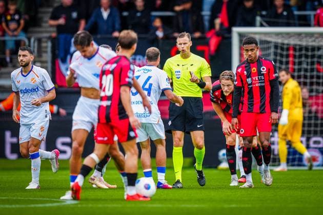 ROTTERDAM , 13-09-2026 , Stadium Woudestein , season 2026 2027 , Dutch Eredivisie football , match between Excelsior Rotterdam and FC Utrecht , picture shows Referee Sander van der Eijk Excelsior - Utrecht  x206983607x Copyright: