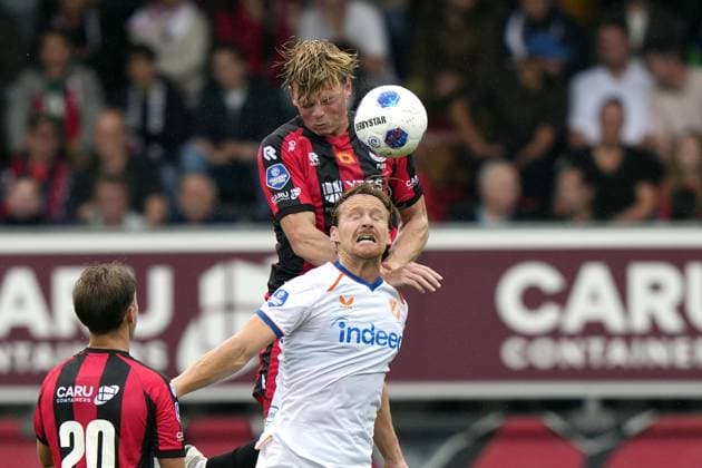 ROTTERDAM - (lr) Jan Plug of Excelsior Rotterdam, Dani de Wit of FC Utrecht during the Dutch Eredivisie match between Excelsior and FC Utrecht at Woudestein Stadium on September 13, 2026 in Rotterdam, the Netherlands. TOBIAS KLEUVER ANP Eredivisie 2026 27 xVIxANPxSportx xxANPxIVx 568469802 originalFilename: 568469802.jpg