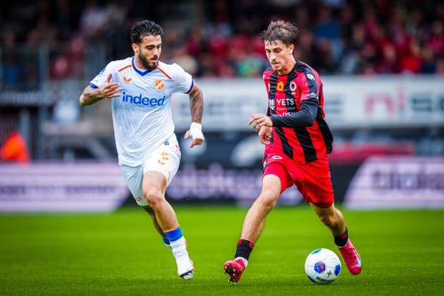 ROTTERDAM , 13-09-2026 , Stadium Woudestein , season 2026 2027 , Dutch Eredivisie football , match between Excelsior Rotterdam and FC Utrecht , picture shows Excelsior Rotterdam player Kasey Bos Excelsior - Utrecht  x206984207x Copyright: