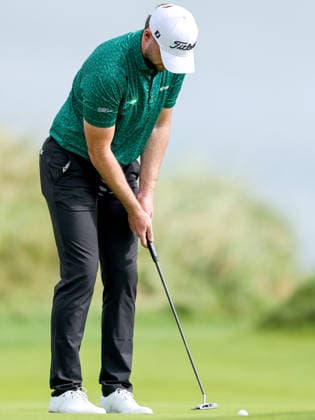 2026 Amgen Irish Open - Fourth Round, Trump International Golf Links, Doonbeg 13 9 2026 Liam Nolan putts on the second green Liam Nolan putts on the second green 13 9 2026  Copyright: xDanxClohessyx DC1A4472