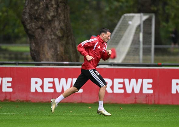 September 13, 2026, xophax, Soccer, Bundesliga 1, 1. FC Köln Training After the Werder Match: Said El Mala, 1. FC Köln, Extra Running Session. DFL and DFB regulations prohibit any use of photographs as image sequences and or quasi-video. Cologne