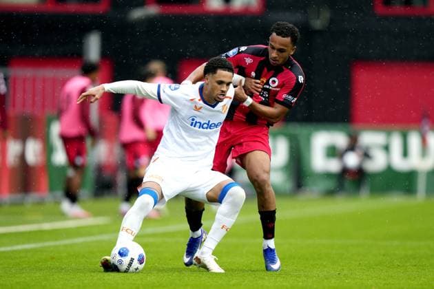 ROTTERDAM - (lr) Adrian Blake of FC Utrecht, Eric da Silva Moreira of Excelsior Rotterdam during the Dutch Eredivisie match between Excelsior and FC Utrecht at Woudestein Stadium on 13 September 2026 in Rotterdam, the Netherlands. TOBIAS KLEUVER ANP Eredivisie 2026 27 xVIxANPxSportx xxANPxIVx 568471947 originalFilename: 568471947.jpg