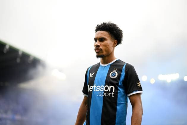 Club s Felix Lemarechal is pictured during a soccer match between Club Brugge and Royal Antwerp FC, Sunday 13 September 2026 in Brugge, on day 6 of the 2026-2027 Jupiler Pro League first division of the Belgian championship. MAARTENxSTRAETEMANS  x186195425x