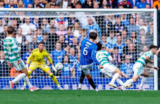13.09.2026 Rangers v Celtic, Premier Sports Cup quarter final : Dan Neil scores for Rangers 1-0  Copyright: xKennyxRamsayxPhotographerx NINTCHDBPICT001108075456