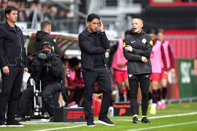 ROTTERDAM - FC Utrecht coach Anthony Correia during the Dutch Eredivisie match between Excelsior and FC Utrecht at Woudestein Stadium on September 13, 2026, in Rotterdam, the Netherlands. TOBIAS KLEUVER ANP Eredivisie 2026 27 xVIxANPxSportx xxANPxIVx 568472332 originalFilename: 568472332.jpg