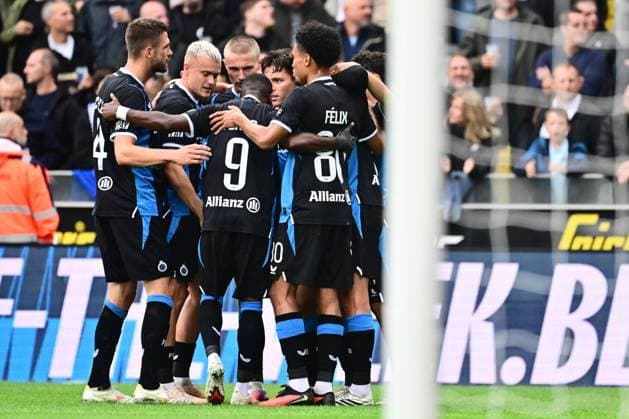 Club Brugge v Royal Antwerp FC - Jupiler Pro League BRUGGE, BELGIUM - SEPTEMBER 13 : Vetlesen Hugo midfielder of Club Brugge celebrates scoring a penalty during the Jupiler Pro League match between Club Brugge and Royal Antwerp FC on September 13, 2026 in Brugge, Belgium, 13 09 2026 Brugge Belgium  Copyright: xPeterxDexVoechtx