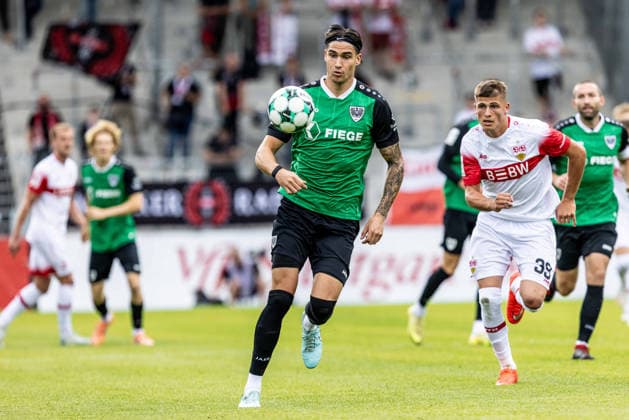 Football, 3rd Division, VfB Stuttgart II v SC Preußen Münster