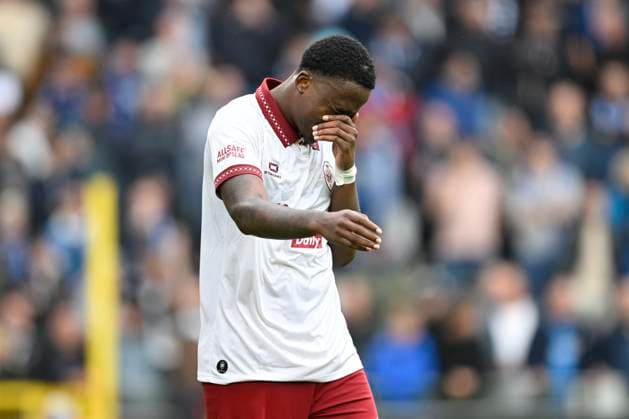 Club Brugge v Royal Antwerp FC - Jupiler Pro League BRUGGE, BELGIUM - SEPTEMBER 13 : Porozo Snayder forward of Royal Antwerp FC looks dejected after missing an opportunity during the Jupiler Pro League match between Club Brugge and Royal Antwerp FC on September 13, 2026 in Brugge, Belgium, 13 09 2026 Brugge Belgium  Copyright: xNicoxVereeckenx