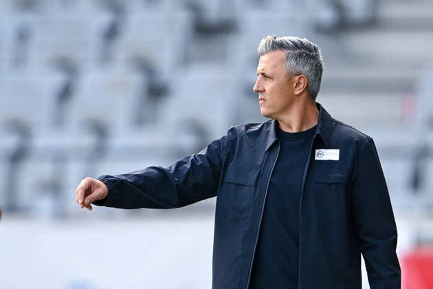 SOCCER - BL, Wattens vs Hartberg INNSBRUCK,AUSTRIA,13.SEP.26 - SOCCER - ADMIRAL Bundesliga, WSG Tirol vs TSV Hartberg. Image shows (persons}.  GEPAxpictures xDanielxSchoenherr