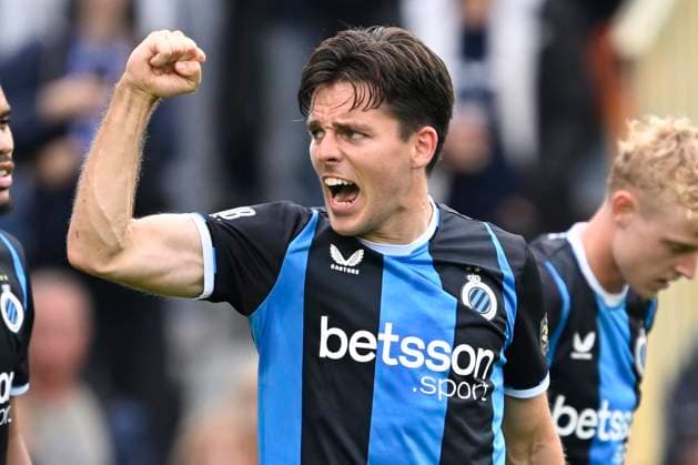 Club Brugge v Royal Antwerp FC - Jupiler Pro League BRUGGE, BELGIUM - SEPTEMBER 13 : Vetlesen Hugo midfielder of Club Brugge celebrates after scoring during the Jupiler Pro League match between Club Brugge and Royal Antwerp FC on September 13, 2026 in Brugge, Belgium, 13 09 2026 Brugge Belgium  Copyright: xNicoxVereeckenx