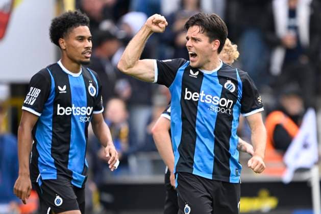 Club Brugge v Royal Antwerp FC - Jupiler Pro League BRUGGE, BELGIUM - SEPTEMBER 13 : Vetlesen Hugo midfielder of Club Brugge celebrates after scoring during the Jupiler Pro League match between Club Brugge and Royal Antwerp FC on September 13, 2026 in Brugge, Belgium, 13 09 2026 Brugge Belgium  Copyright: xNicoxVereeckenx