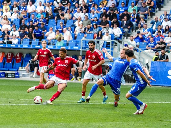 September 13, 2026, xwppx, Soccer 2. Bundesliga, Karlsruher SC vs. Energie Cottbus, Justin Butler, Energie Cottbus 0–3. DFL and DFB regulations prohibit any use of photographs as image sequences and or quasi-video. Karlsruhe