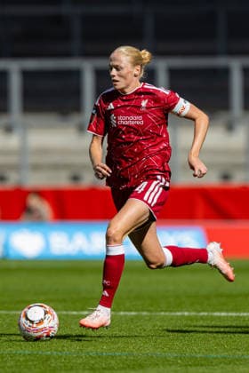 Football - FA Women™s Super League - Liverpool FC Women v Tottenham Hotspur FC Women ST HELENS, ENGLAND - Sunday, September 13, 2026: Liverpool FC Women s captain Grace Fisk during the FA Women™s Super League match between Liverpool FC Women and Tottenham Hotspur FC Women at the St Helens Stadium. (Photo by David Rawcliffe Propaganda) ST HELENS St Helens Stadium MERSEYSIDE ENGLAND  Copyright: xPropagandax P2026-09-13-Liverpool_W_Tottenham_W-102