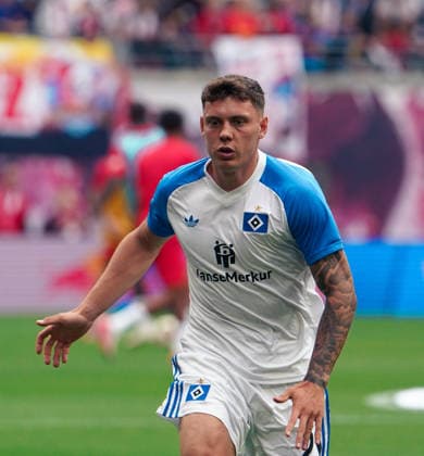 German Soccer Bundesliga 2026–2027, Matchday 3: RB Leipzig vs. Hamburger SV, Red Bull Arena, Leipzig; Nicolai Remberg, Hamburger SV, 21 Copyright: xAymanxAlahmedx