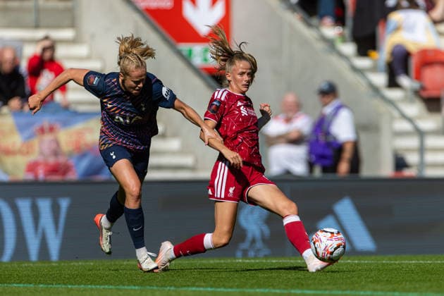 Football - FA Women™s Super League - Liverpool FC Women v Tottenham Hotspur FC Women ST HELENS, ENGLAND - Sunday, September 13, 2026: Liverpool FC Women s Vivien Endemann during the FA Women™s Super League match between Liverpool FC Women and Tottenham Hotspur FC Women at the St Helens Stadium. (Photo by David Rawcliffe Propaganda) ST HELENS St Helens Stadium MERSEYSIDE ENGLAND  Copyright: xPropagandax P2026-09-13-Liverpool_W_Tottenham_W-106