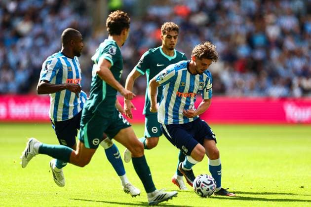 Jack Rudoni of Coventry City in action Coventry City v Brighton and Hove Albion, Premier League, Football, Football, Coventry Building Society Arena, Coventry, UK - 13 Sep 2026Coventry Coventry Building Society Arena United Kingdom EDITORIAL USE ONLY No use with unauthorised audio, video, data, fixture lists, club league logos or live services. Online in-match use limited to 120 images, no video emulation. No use in betting, games or single club league player publications.  Copyright: xJamesxMarsh Shutterstockx 17144596dy
