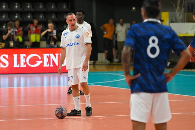 FUTSAL : Cannes Legends - 12 09 2026 Franck RibÃ ry during the second edition of Cannes Legends, on September 12, 2026 at the Palais des Victoires in Cannes (Alpes-Maritimes). CannesFrance  Copyright: xWilliamxCannarellax