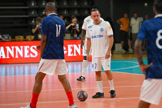FUTSAL : Cannes Legends - 12 09 2026 Franck RibÃ ry during the second edition of Cannes Legends, on September 12, 2026 at the Palais des Victoires in Cannes (Alpes-Maritimes). CannesFrance  Copyright: xWilliamxCannarellax