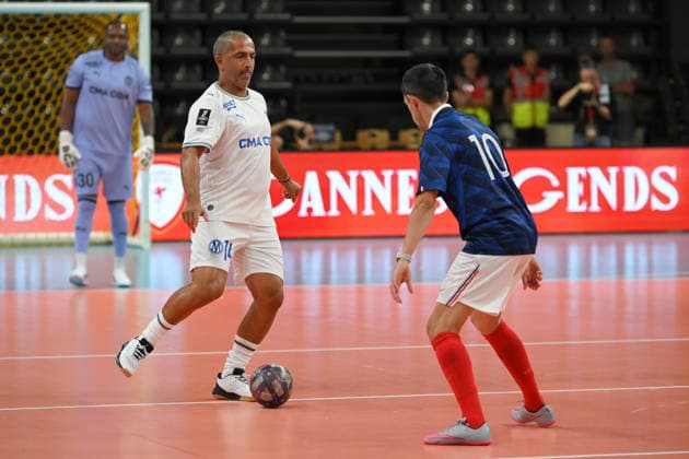 FUTSAL : Cannes Legends - 12 09 2026 Sabri Lamouchi during the second edition of Cannes Legends, on September 12, 2026 at the Palais des Victoires in Cannes (Alpes-Maritimes). CannesFrance  Copyright: xWilliamxCannarellax