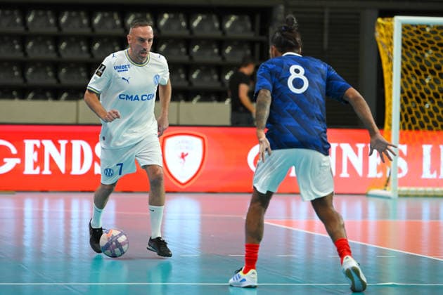 FUTSAL : Cannes Legends - 12 09 2026 Franck RibÃ ry during the second edition of Cannes Legends, on September 12, 2026 at the Palais des Victoires in Cannes (Alpes-Maritimes). CannesFrance  Copyright: xWilliamxCannarellax
