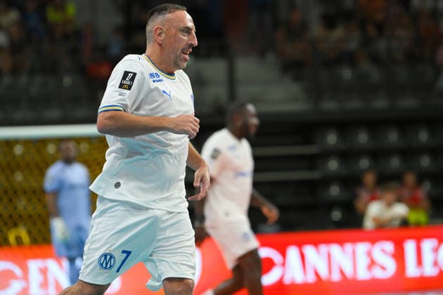 FUTSAL : Cannes Legends - 12 09 2026 Franck RibÃ ry during the second edition of Cannes Legends, on September 12, 2026 at the Palais des Victoires in Cannes (Alpes-Maritimes). CannesFrance  Copyright: xWilliamxCannarellax