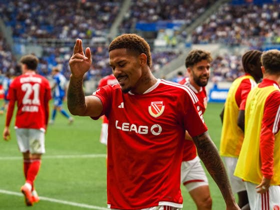 September 13, 2026, xwppx, Soccer 2. Bundesliga, Karlsruher SC vs. Energie Cottbus, Justin Butler, Energie Cottbus after the 0–3 loss. DFL and DFB regulations prohibit any use of photographs as image sequences and or quasi-video. Karlsruhe