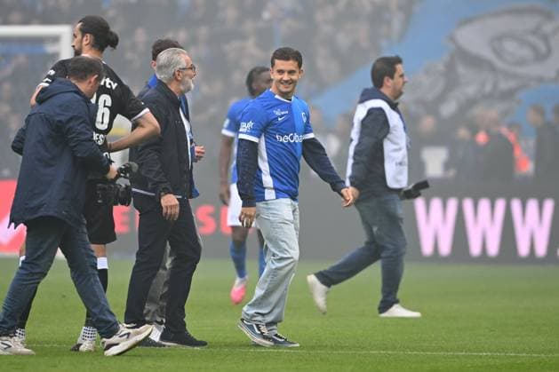 KRC Genk v KAA Gent - Jupiler Pro League GENK, BELGIUM - SEPTEMBER 13 : Konstantinos Karetsas before the Jupiler Pro League match between KRC Genk and KAA Gent on September 13, 2026 in Genk, Belgium, 13 09 2026 Genk Belgium  Copyright: xVincentxKalutx
