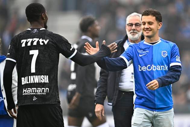 Football, Belgium, KRC Genk v KAA Gent – Konstantinos Karetsas attends the match